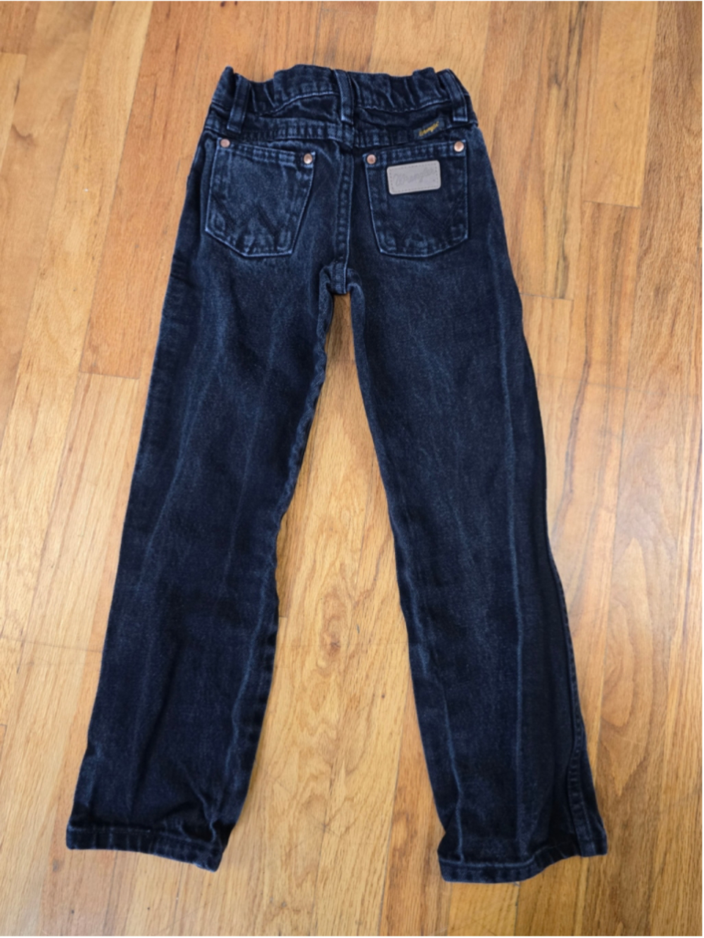 Boys Wrangler Black Jeans Size 7